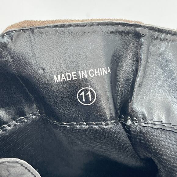 Call it Spring Womens Ankle Boots High Heels Closed Toe Faux Leather Side Zip 11 - Picture 8 of 9